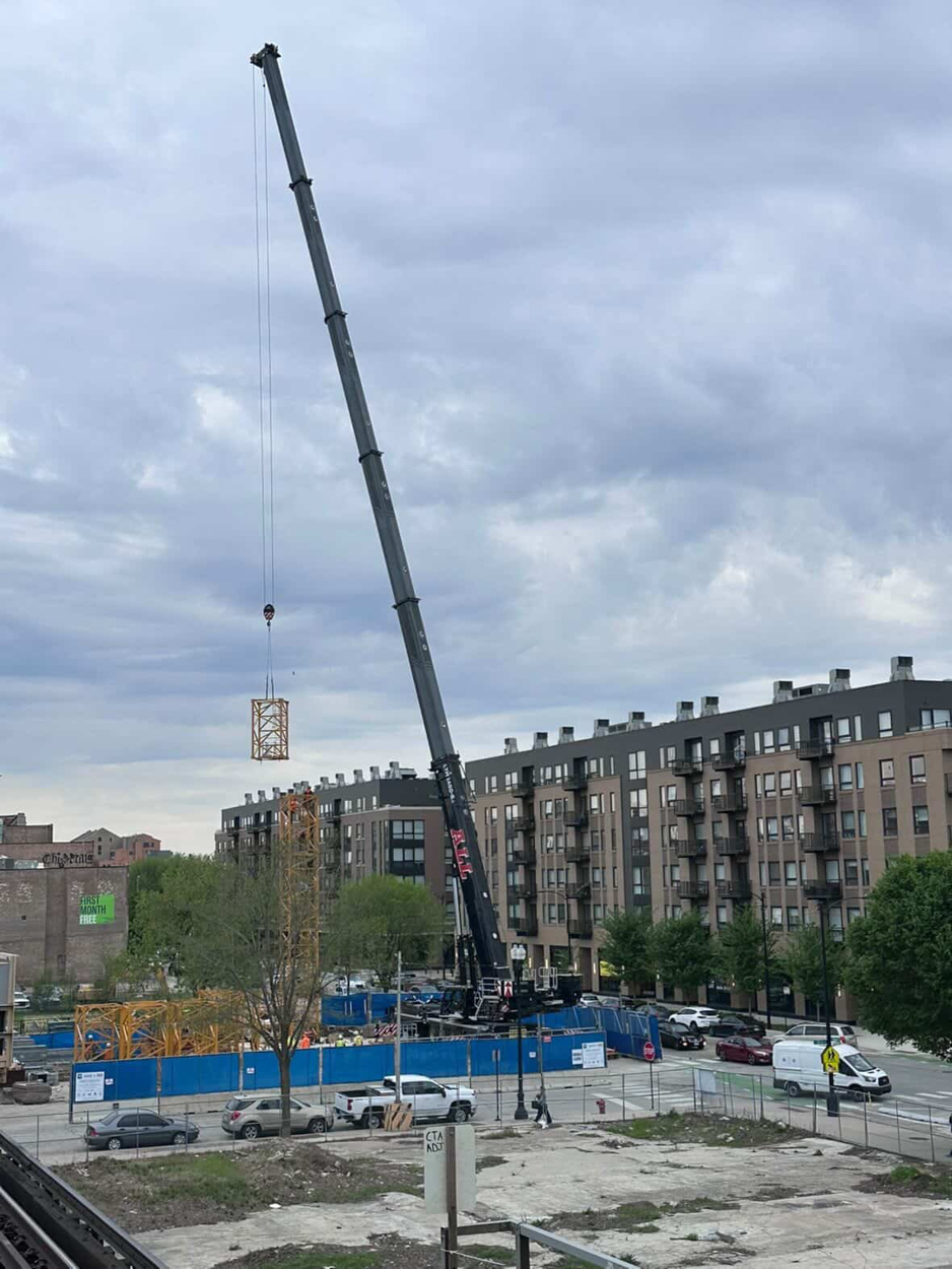 Southbridge 2305 South State Street tower crane