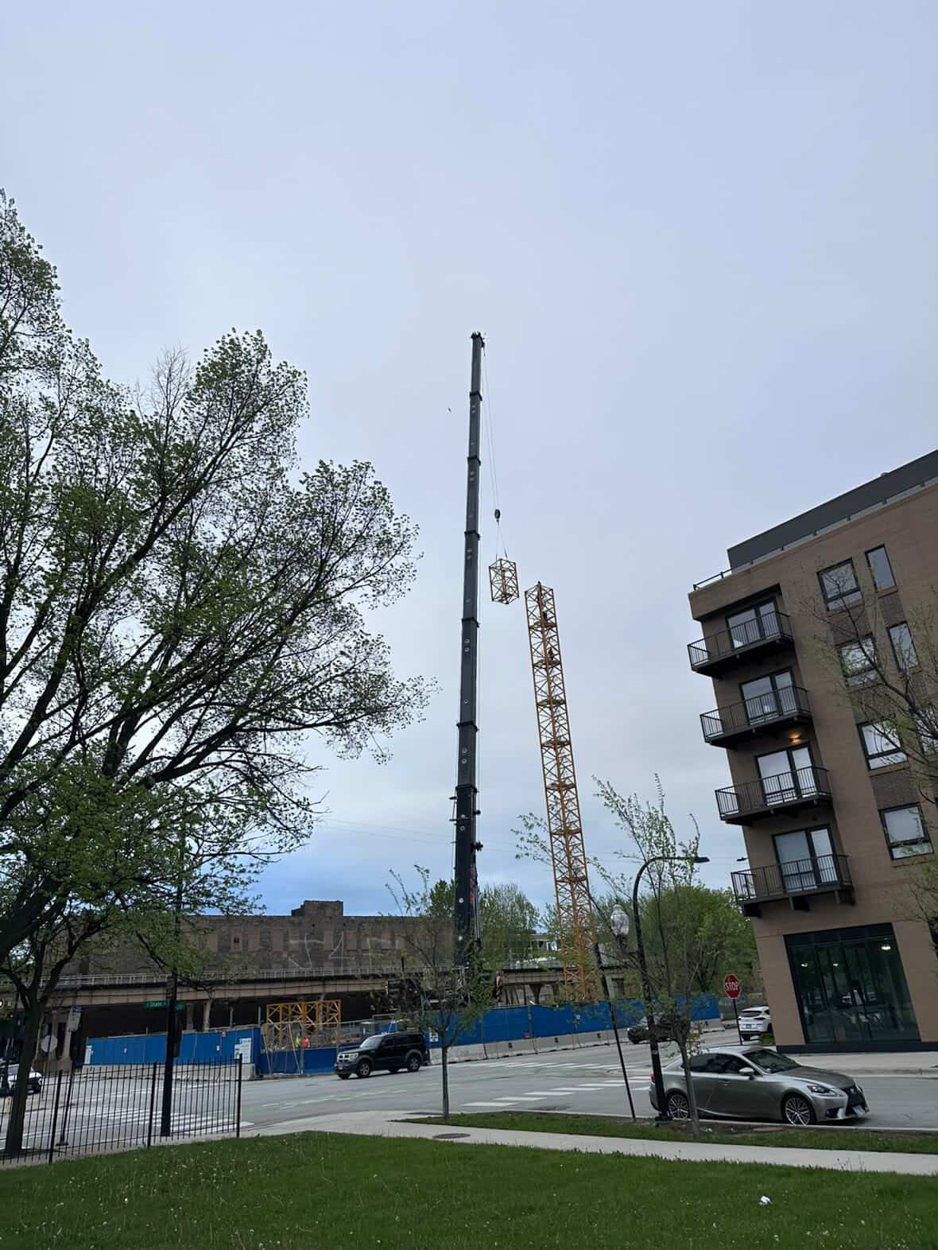 Southbridge 2305 South State Street tower crane