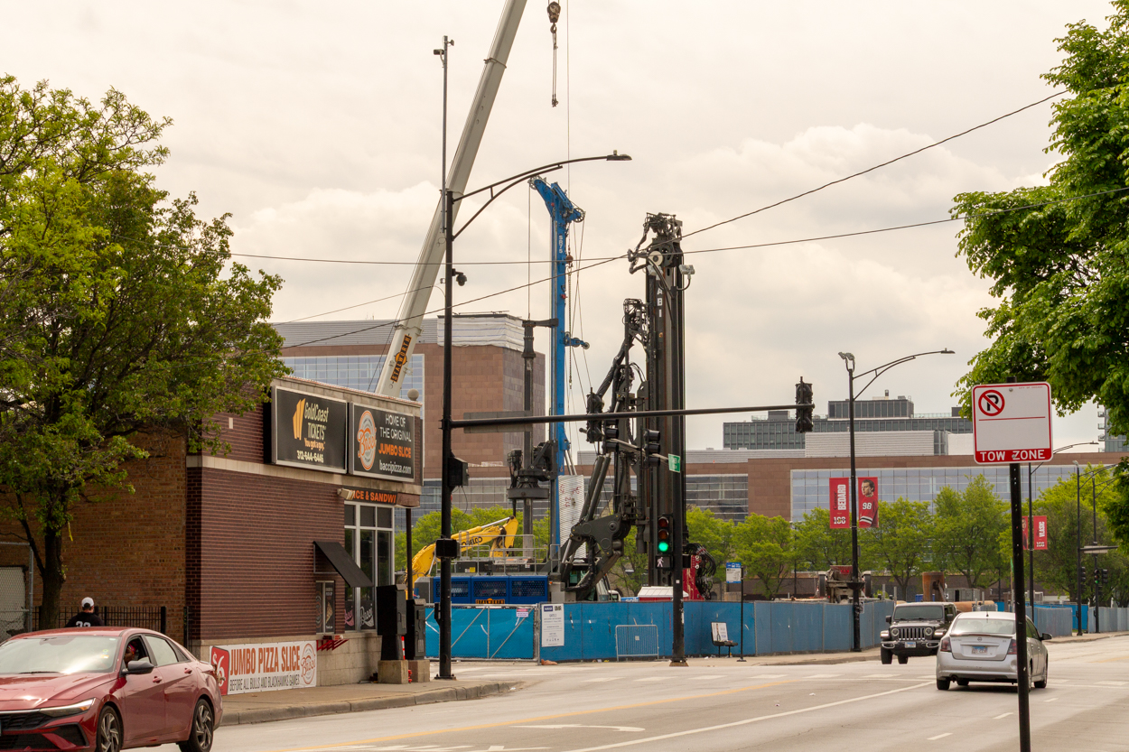 The 1901 Project caisson work