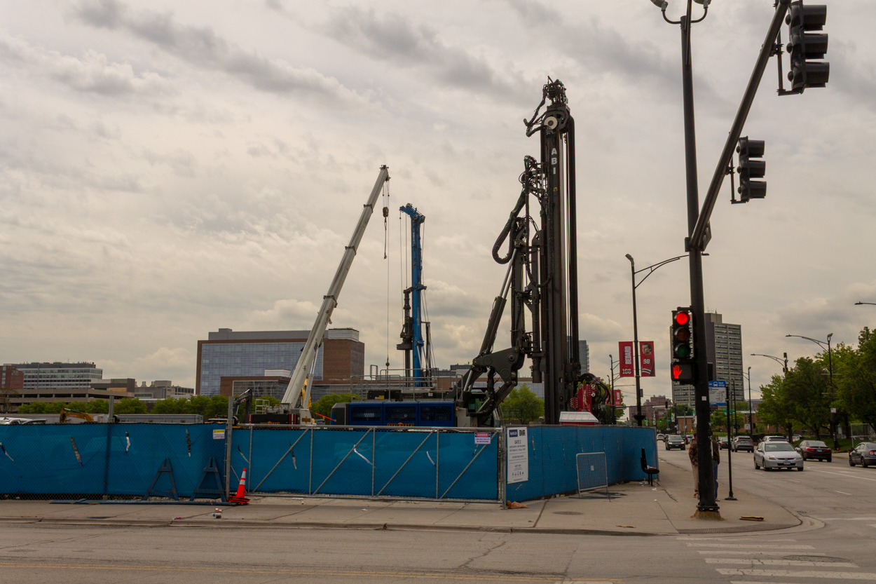The 1901 Project caisson work