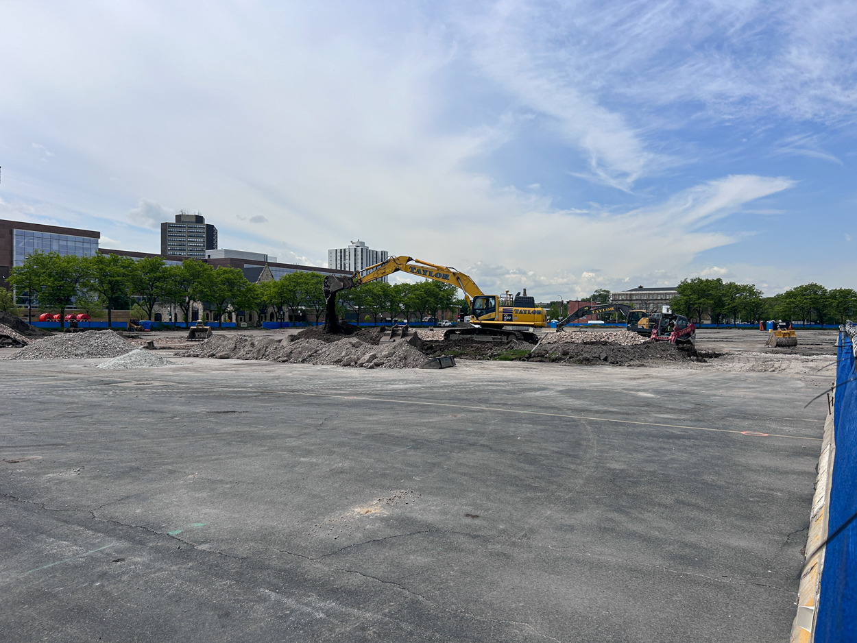 The 1901 Project caisson work