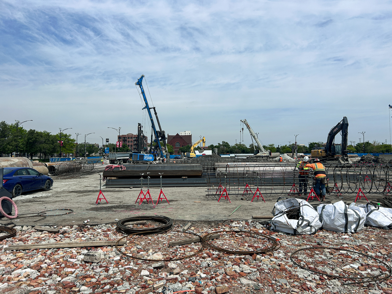 The 1901 Project caisson work