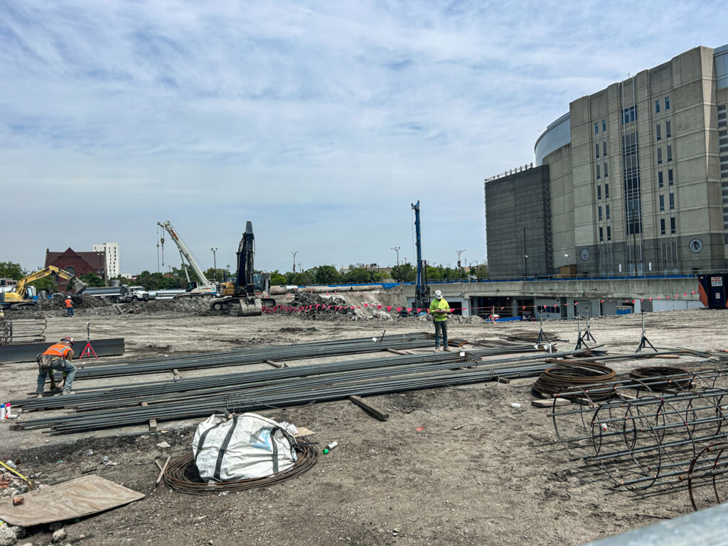 The 1901 Project caisson work