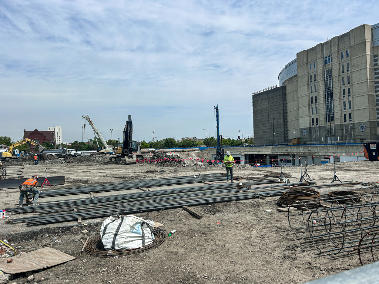 The 1901 Project caisson work