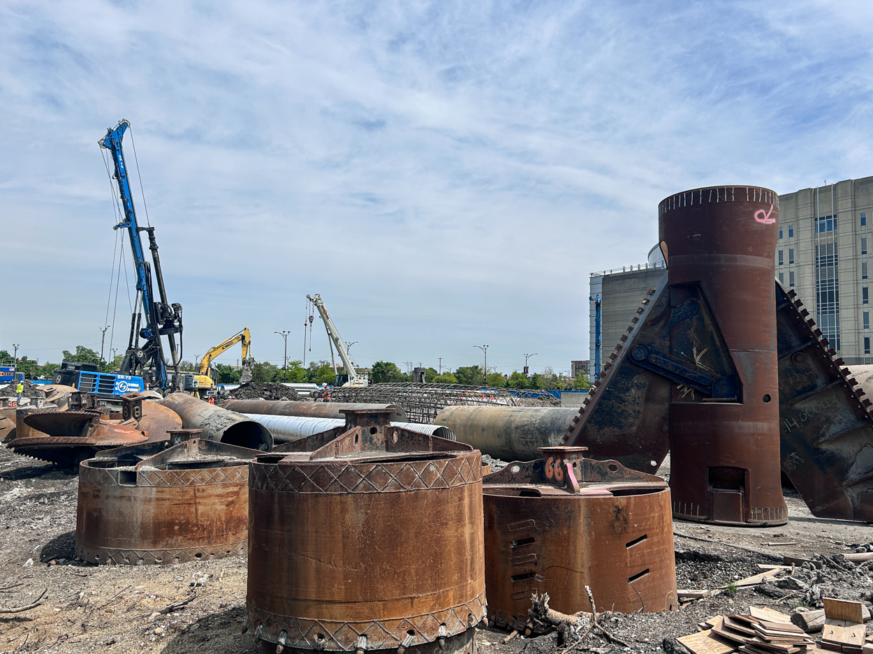 The 1901 Project caisson work