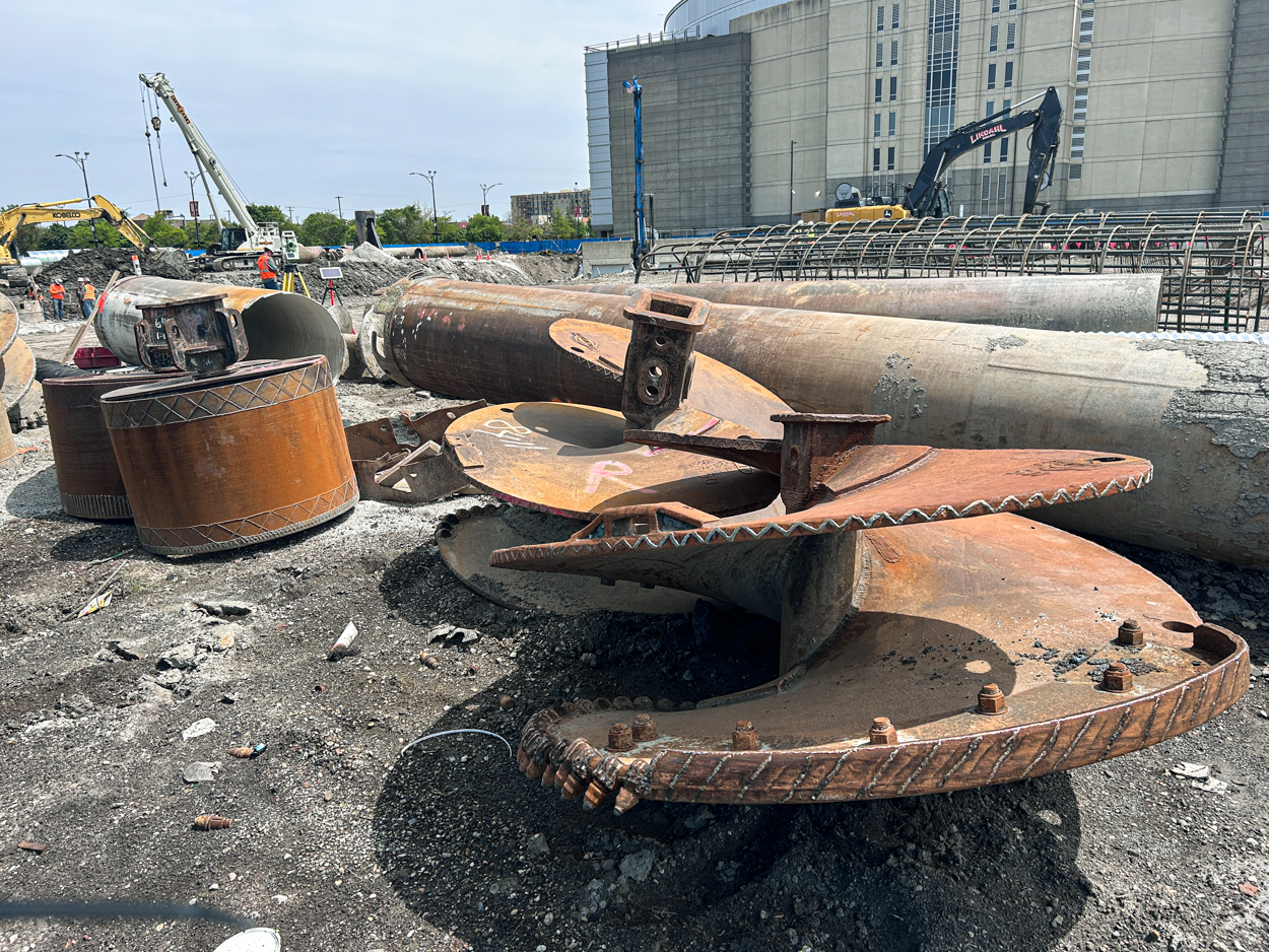 The 1901 Project caisson work