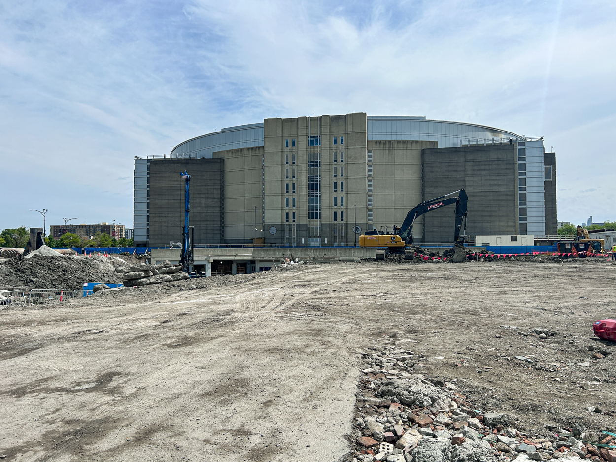 The 1901 Project caisson work