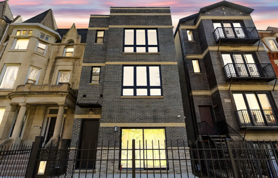 4104 South Calumet Avenue three-flat permitted