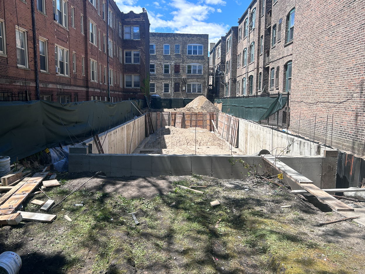 4650 North Magnolia Avenue foundation construction
