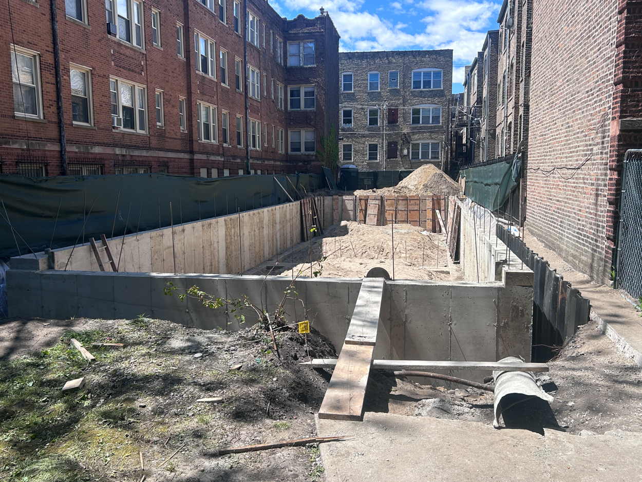 4650 North Magnolia Avenue foundation construction