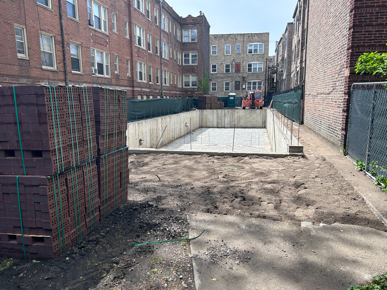 4650 North Magnolia Avenue foundation construction