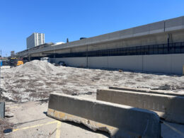 The Clifton site prep underway