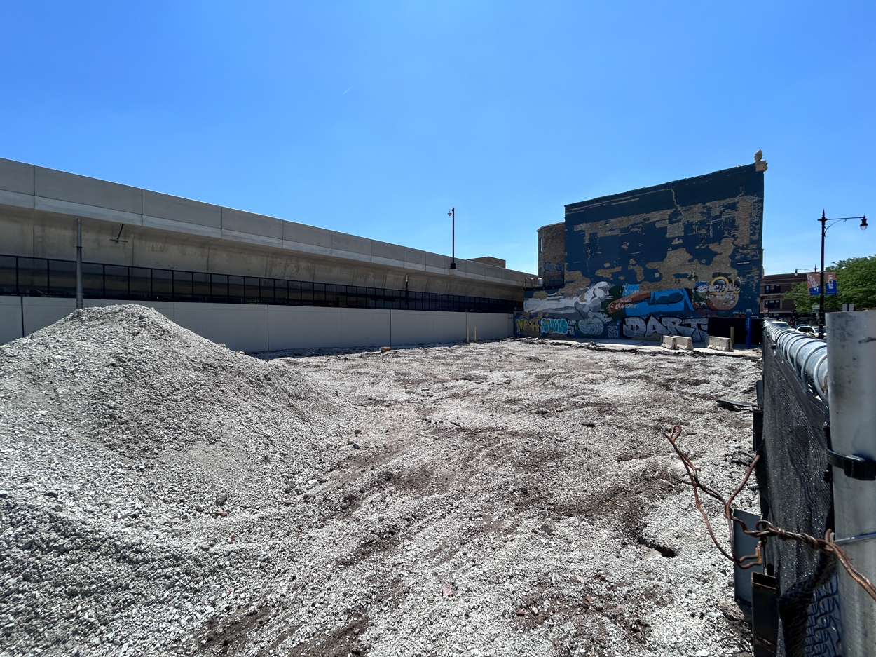 The Clifton site prep underway