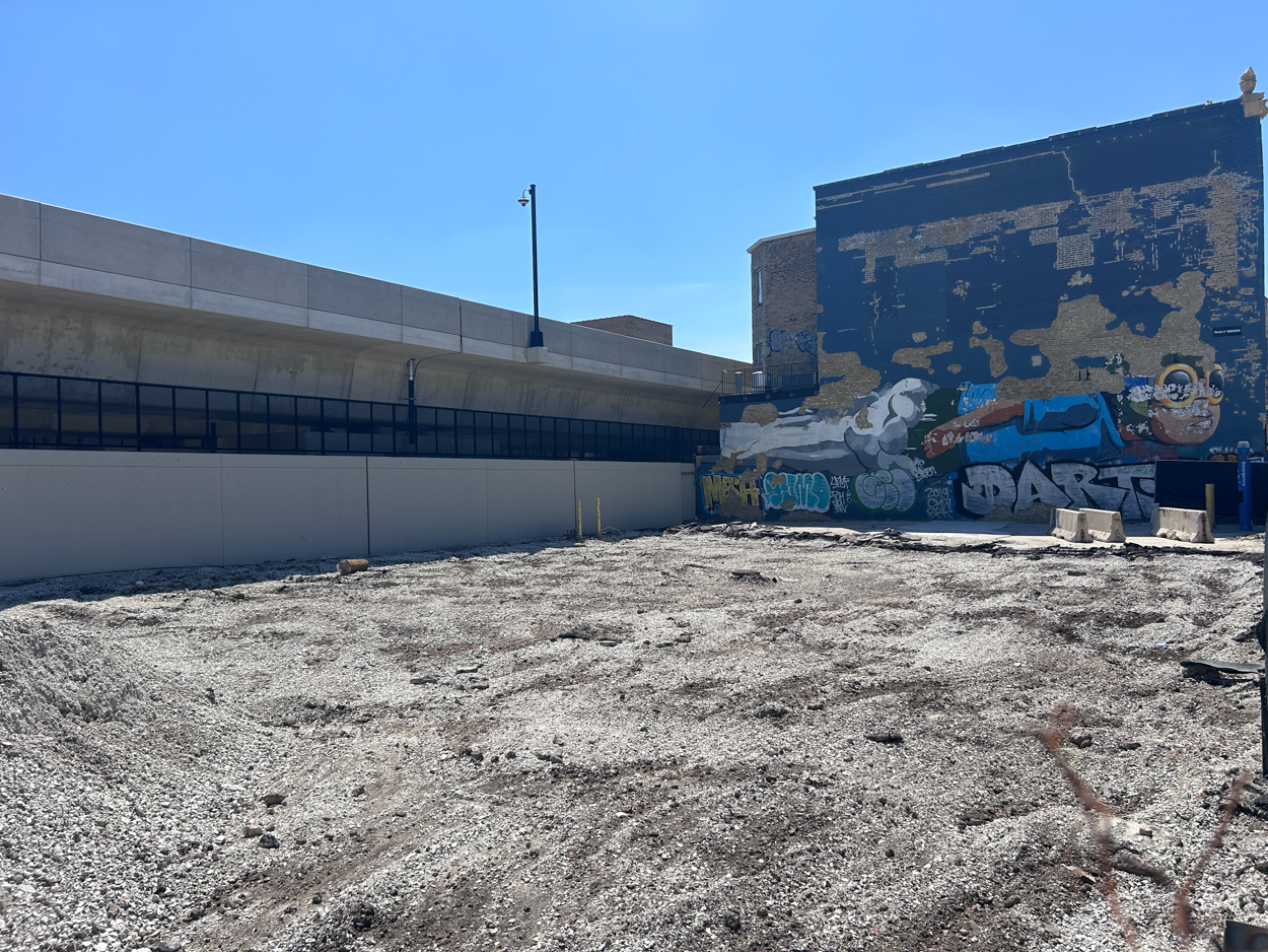 The Clifton site prep underway