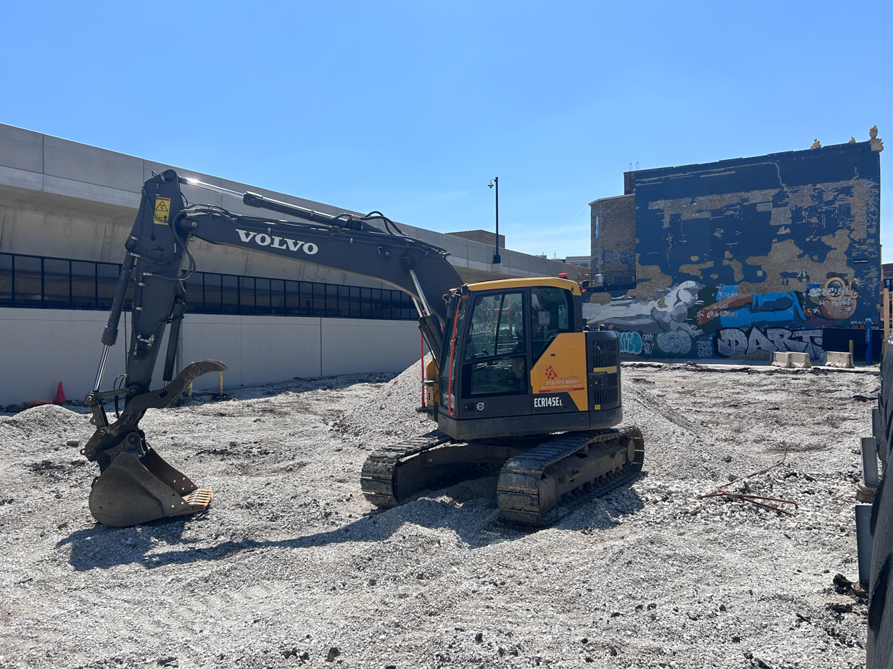 The Clifton site prep underway