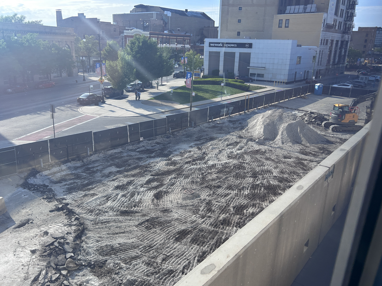 The Clifton site prep underway