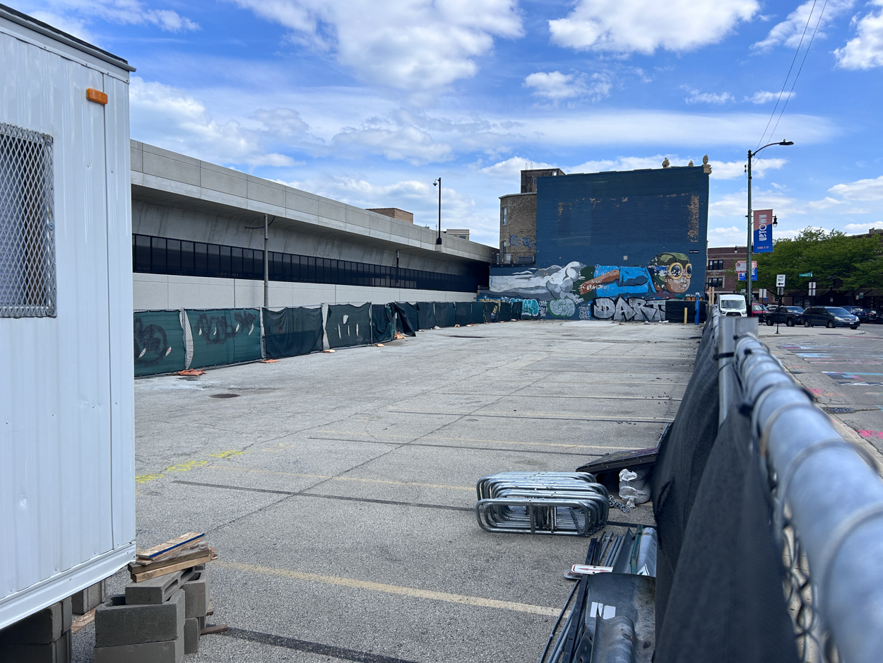 The Clifton site prep underway