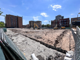 Construction underway at 6150 North Sheridan Road
