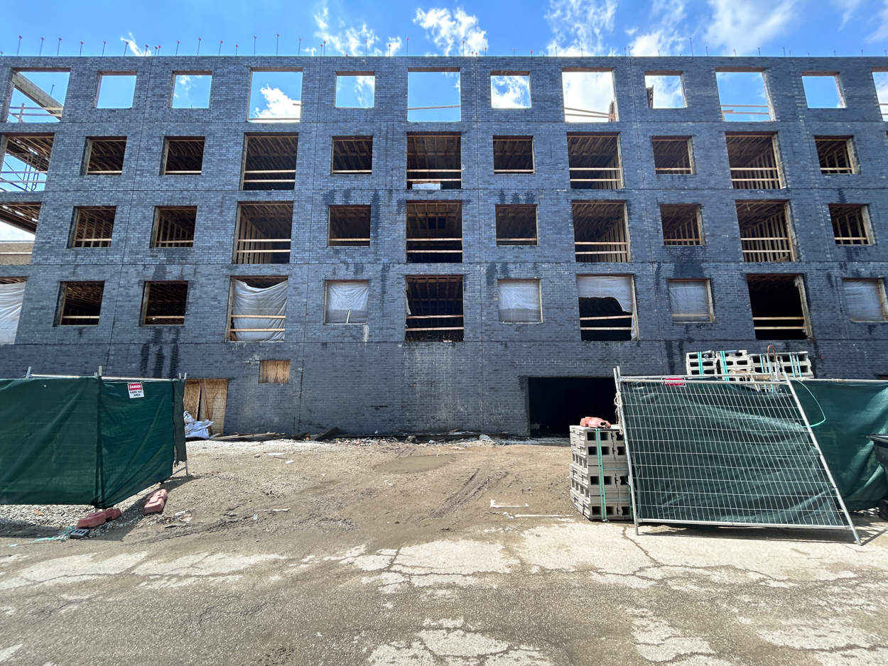 Arandas residential redevelopment construction progress