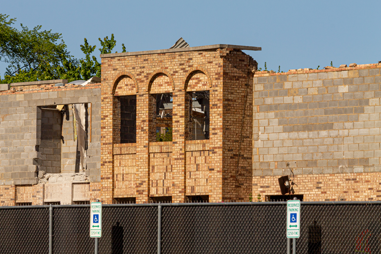 Cubs Camry Parking Lot demolition