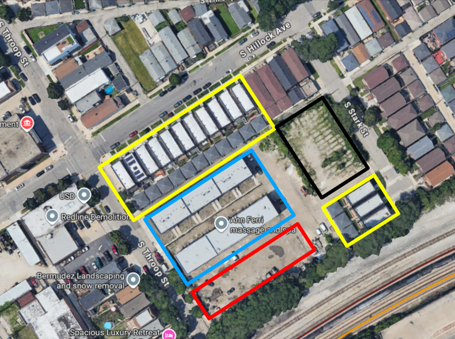 2631 South Throop Street townhomes permitted