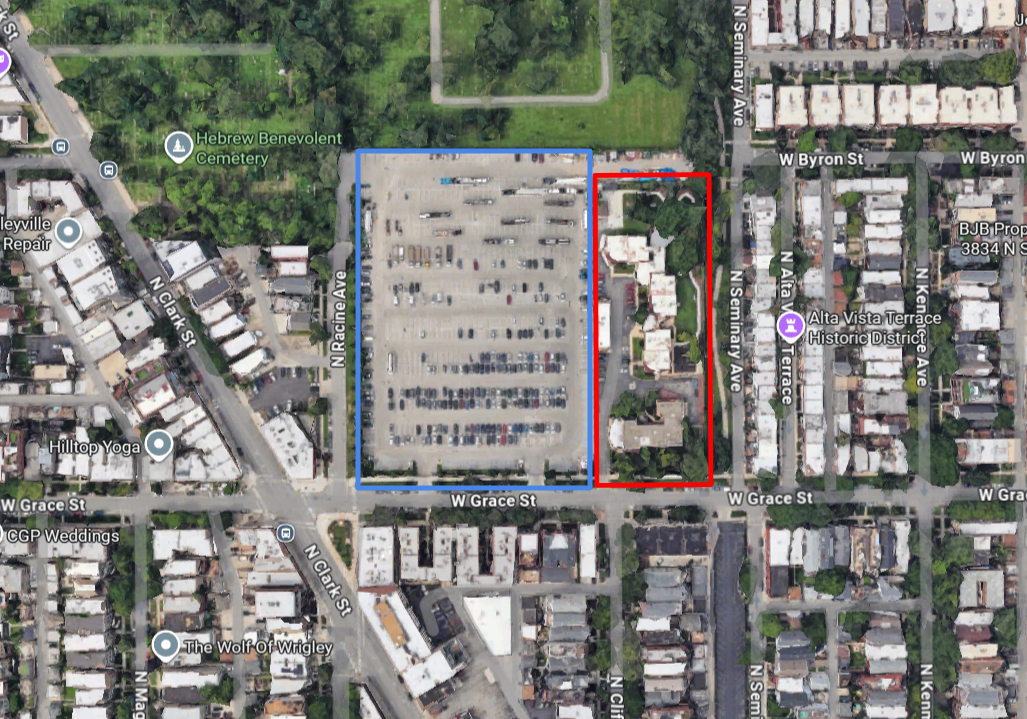 Cubs Camry Parking Lot demolition