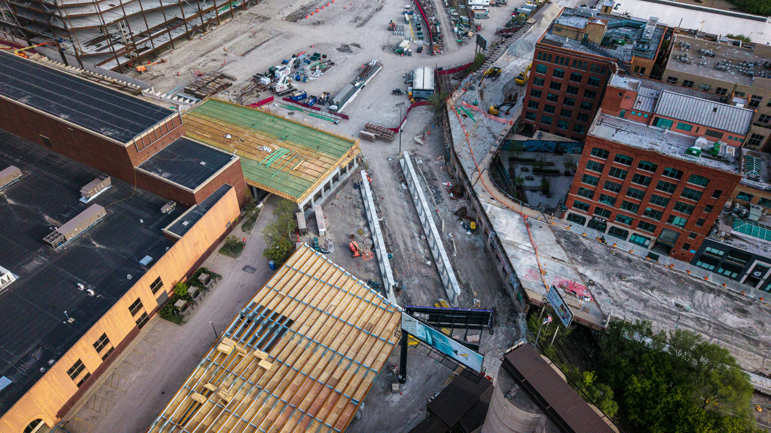 Halsted Street Viaduct drone photos