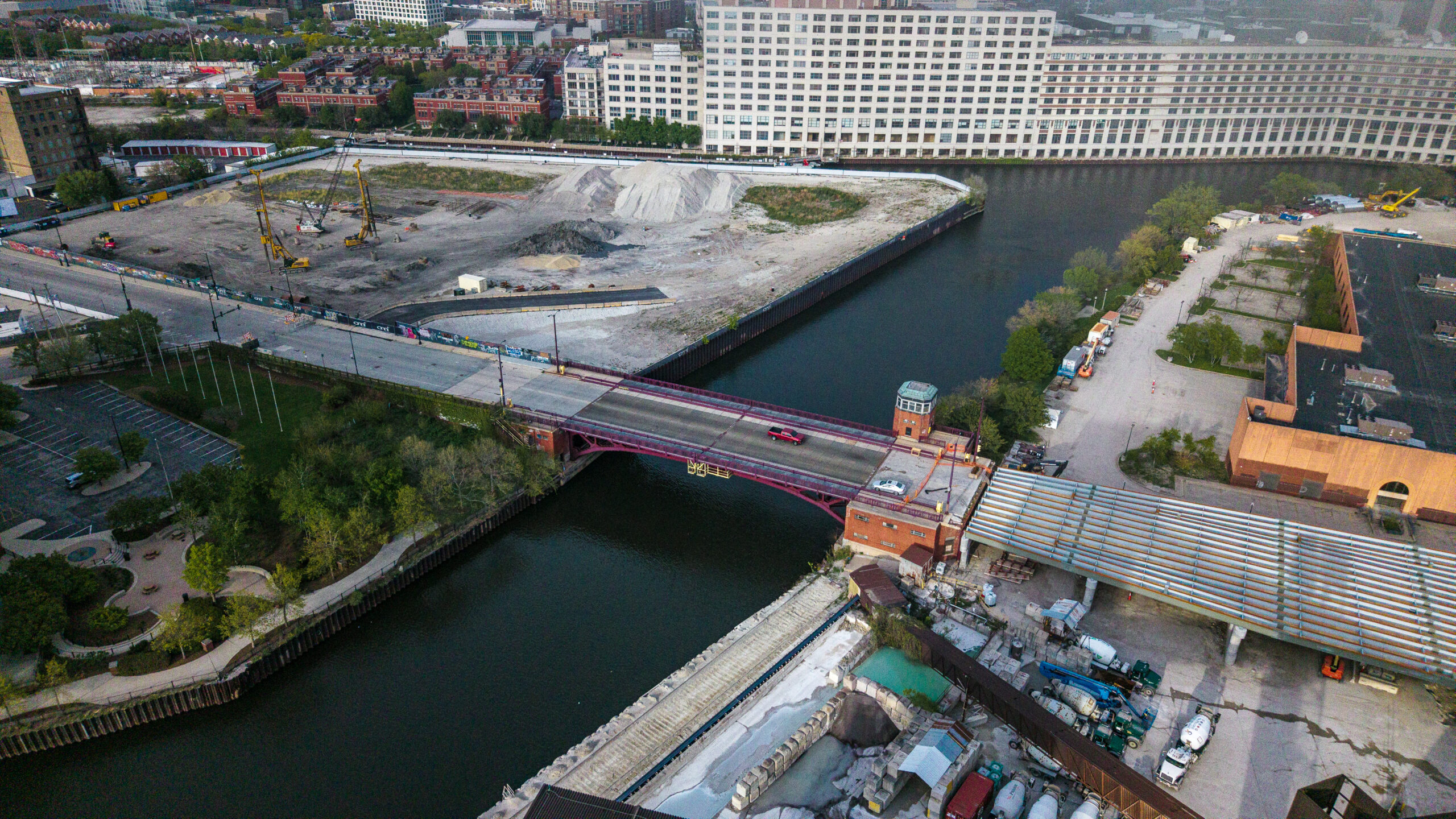 Halsted Street Viaduct drone photos
