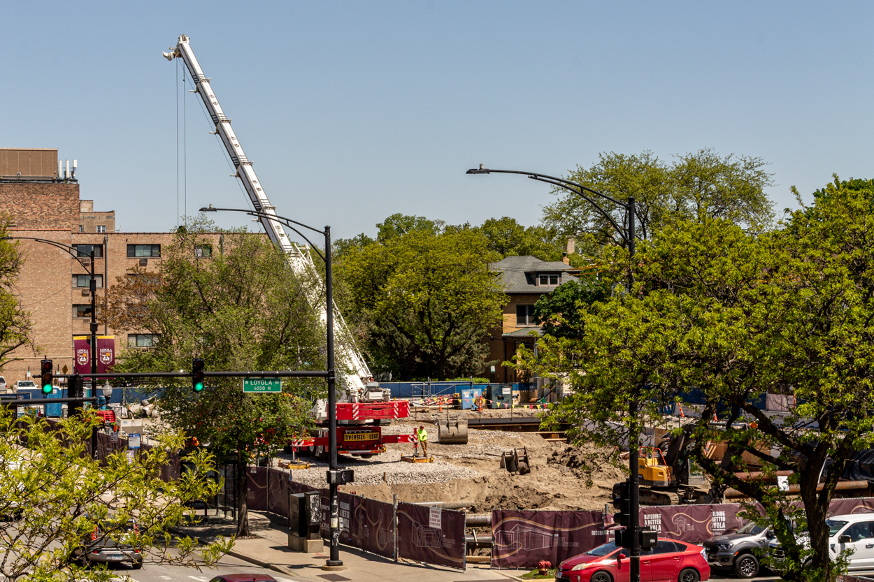 Loyola University Sciences building May 2026 construction update