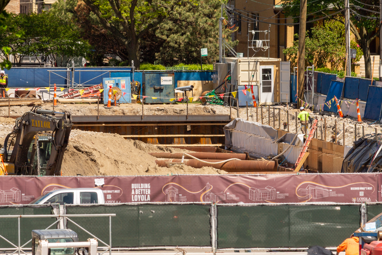 Loyola University Sciences building May 2026 construction update