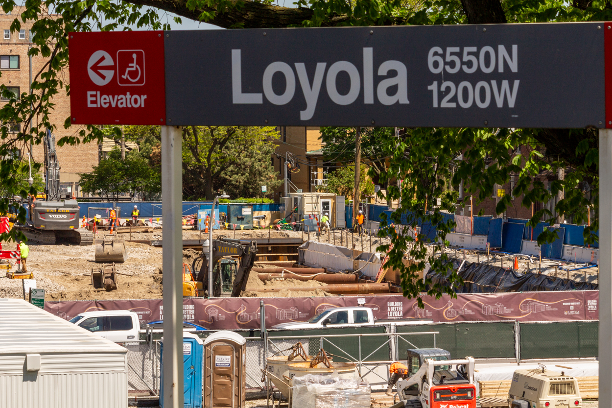 Loyola University Sciences building May 2026 construction update