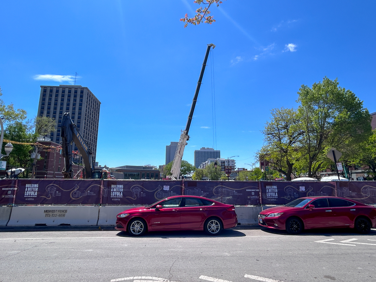 Loyola University Sciences building May 2026 construction update