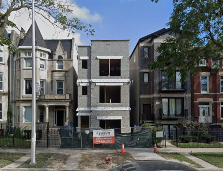 4104 South Calumet Avenue three-flat permitted