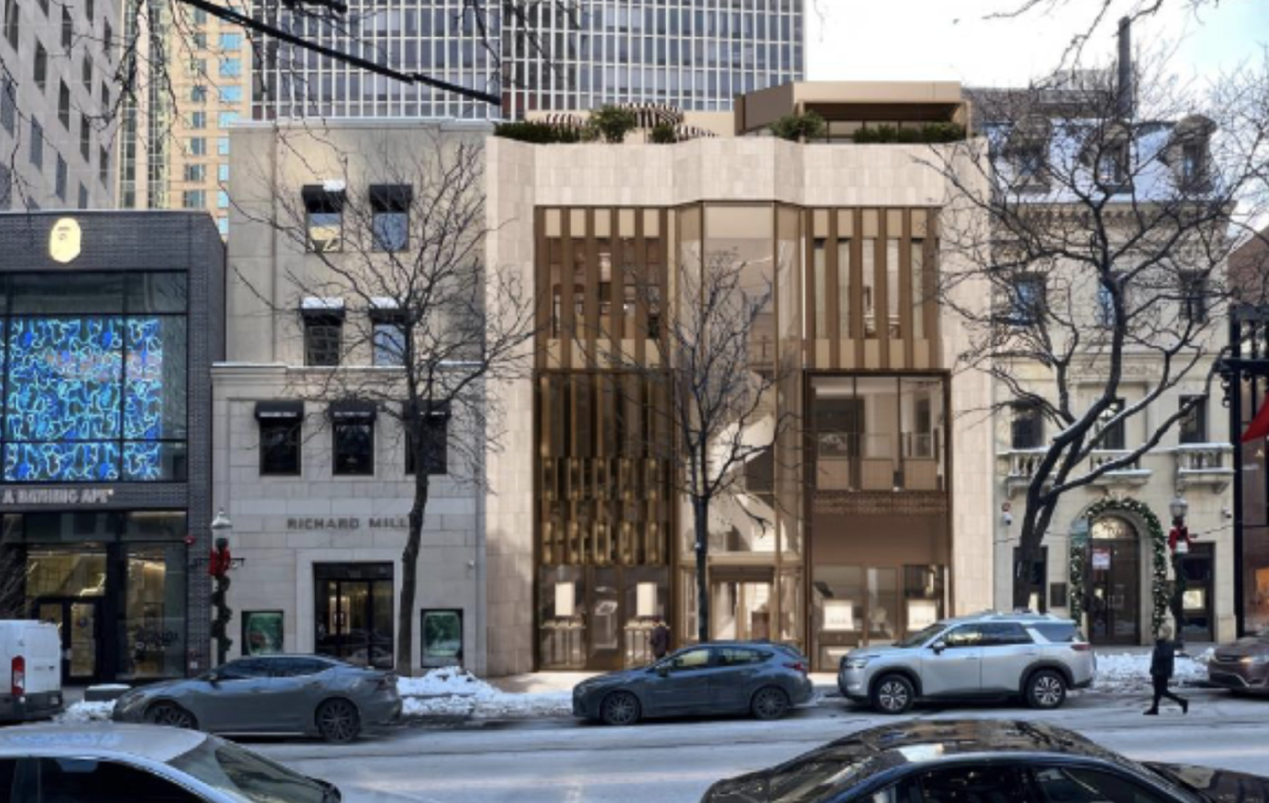 Plan Commission Approves New Retail Development On Oak Street - Chicago YIMBY