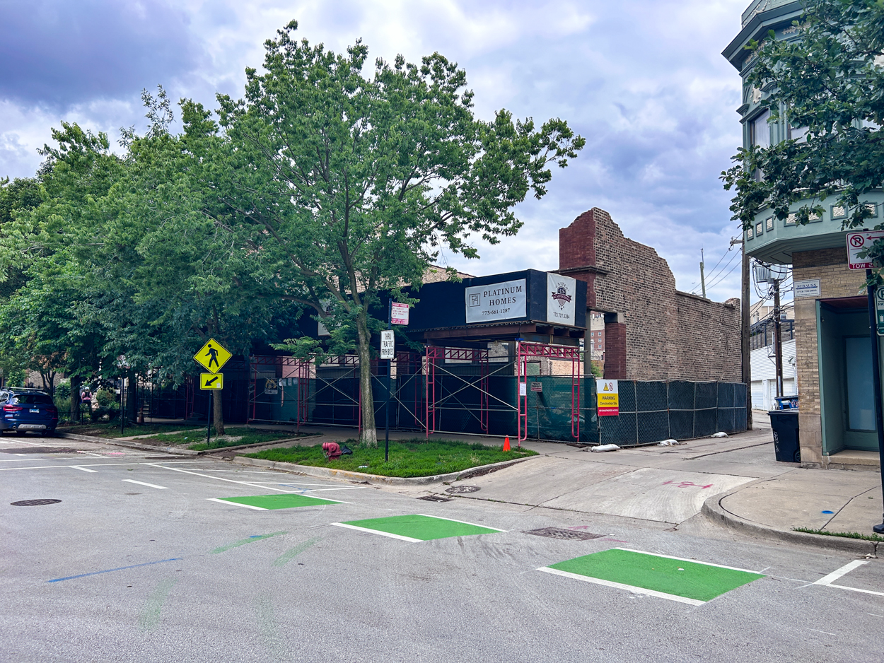 1230 West Grace Street demolition underway