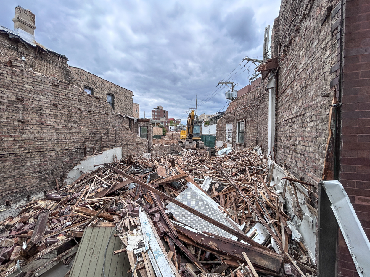 1230 West Grace Street demolition underway