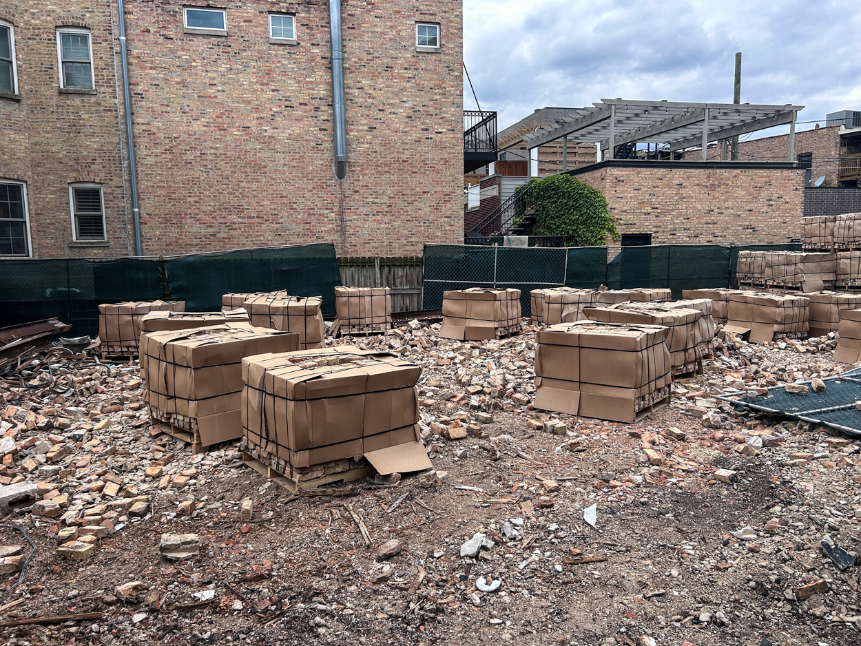 1230 West Grace Street demolition underway