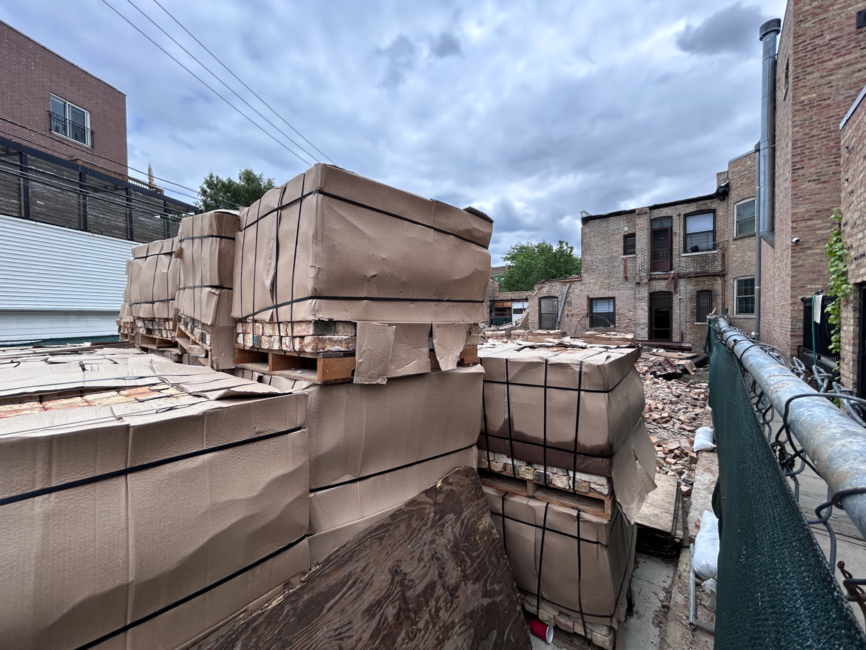 1230 West Grace Street demolition underway