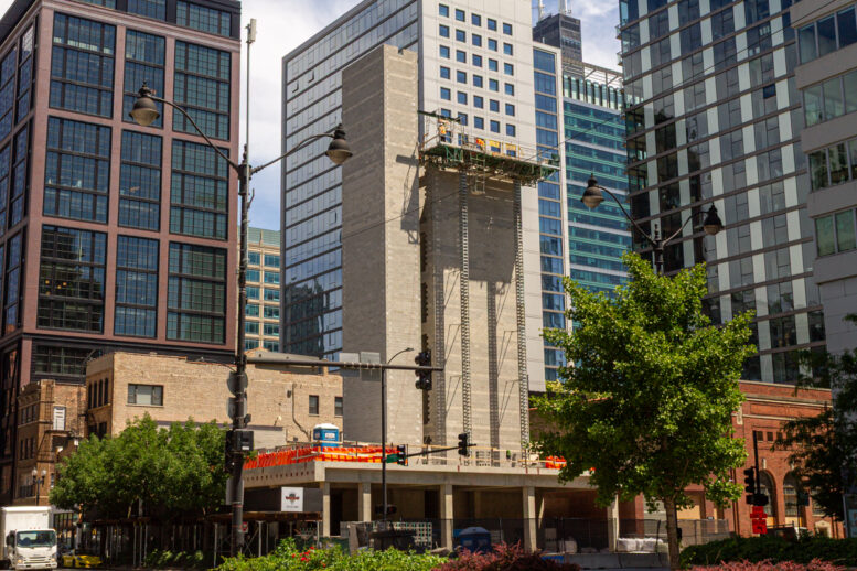 135 North Desplaines June 2026 construction update