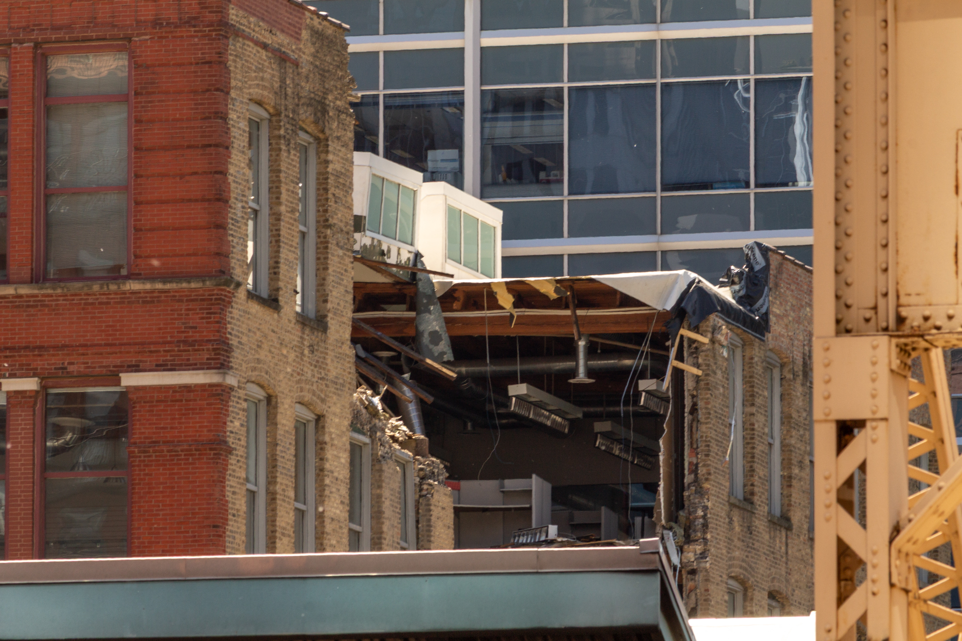 168 North Clinton demolition progress