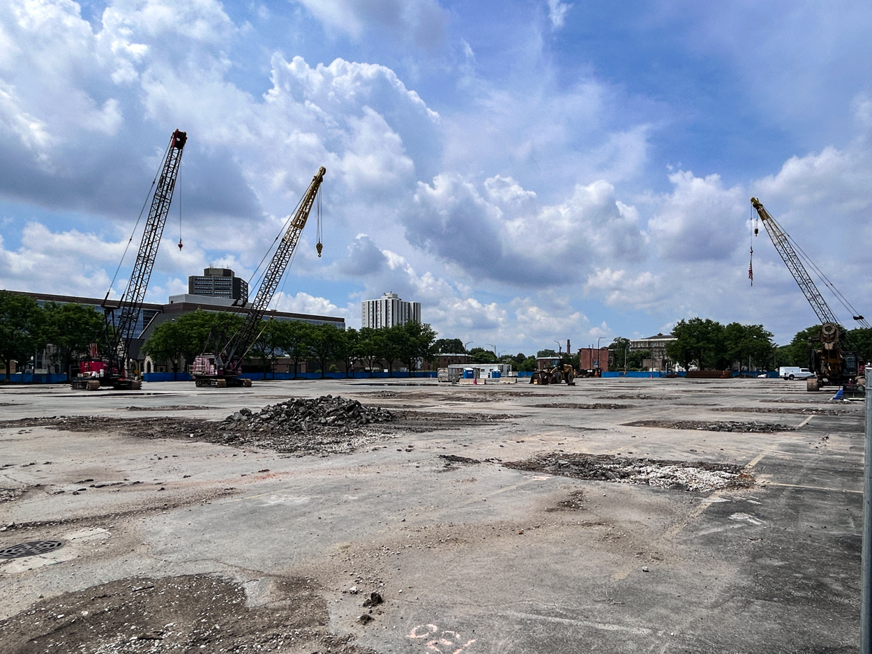 1901 Project Music Hall caissons permitted