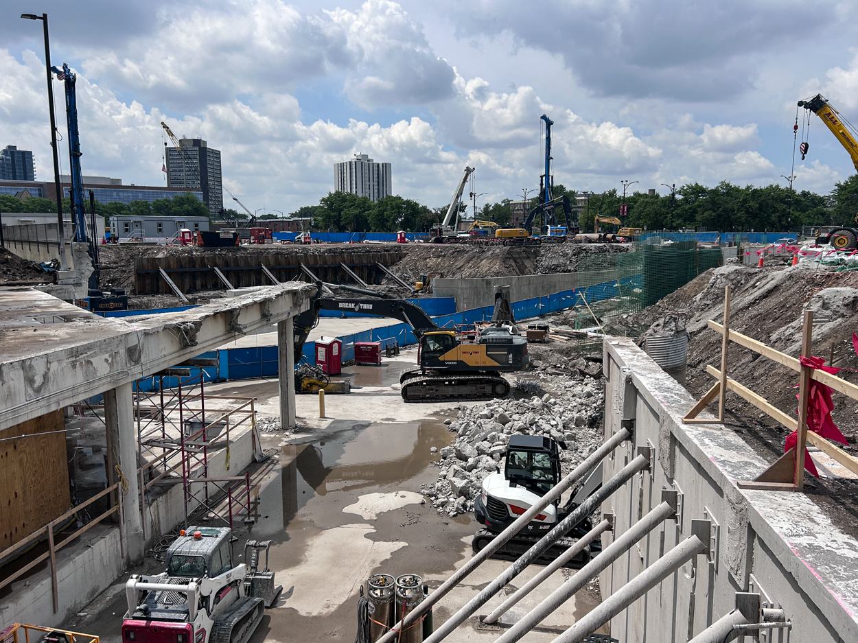 1901 Project parking garage June 2026 construction update