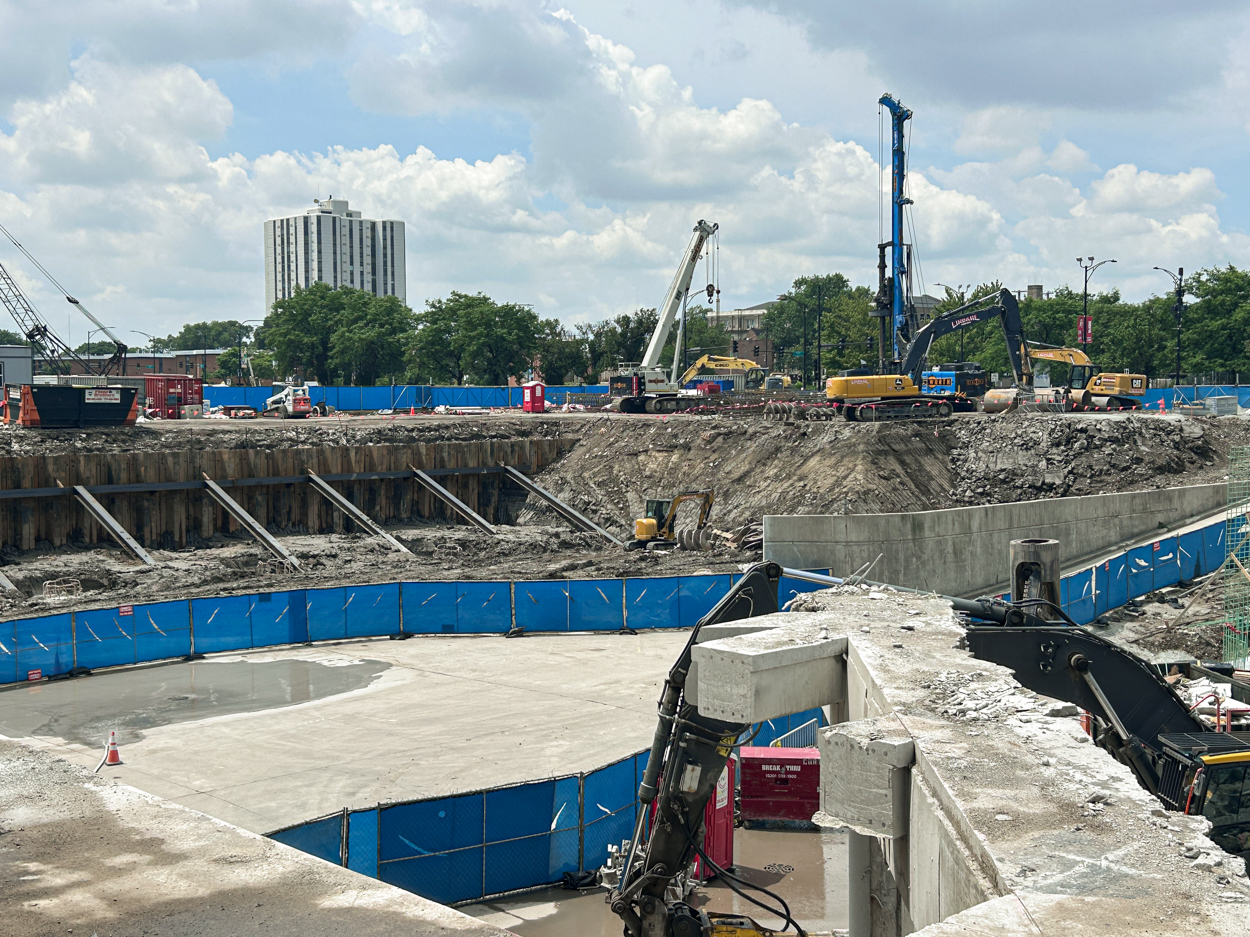 1901 Project parking garage June 2026 construction update
