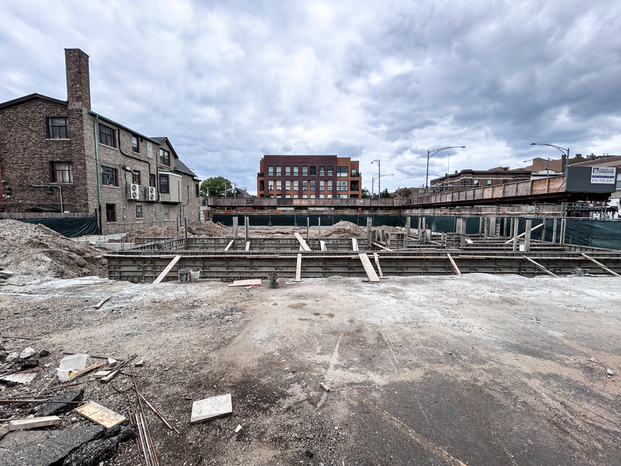 3600 North Southport Avenue foundation work underway