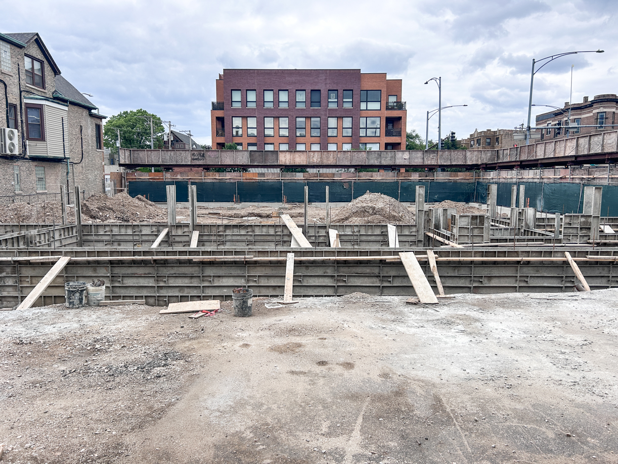 3600 North Southport Avenue foundation work underway