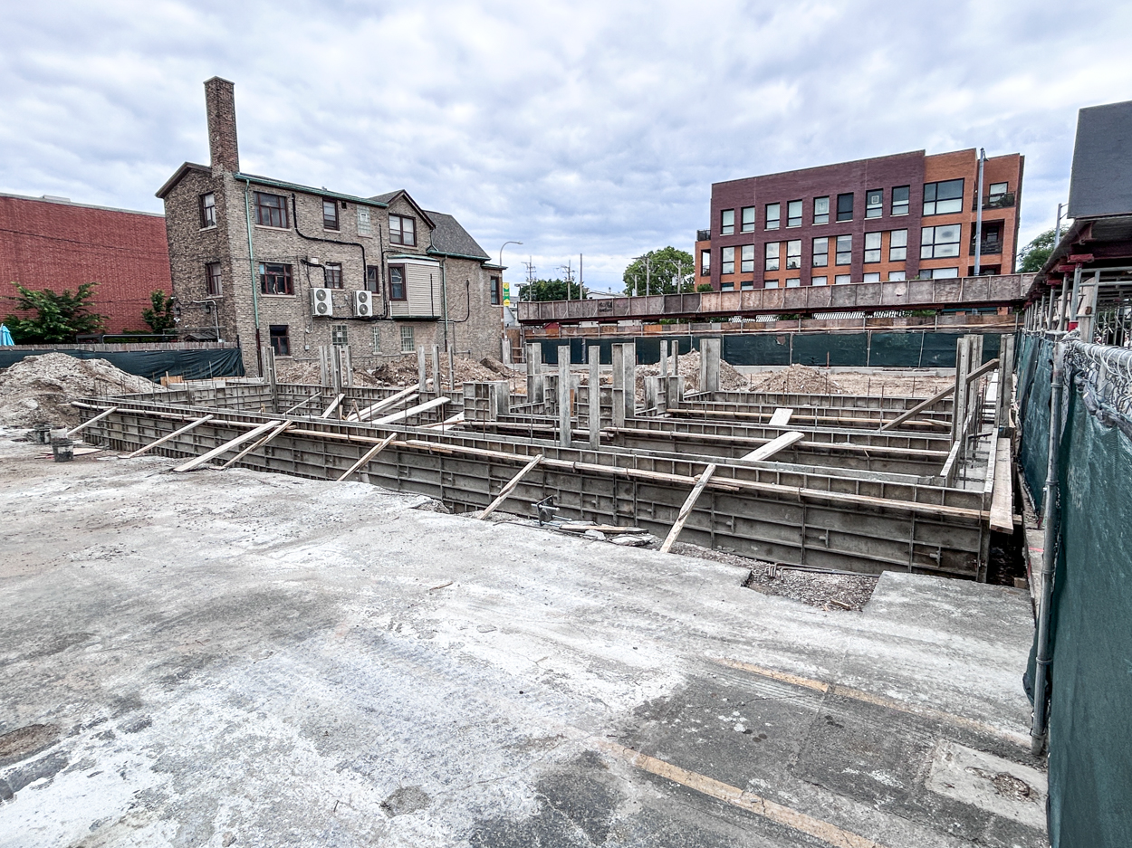 3600 North Southport Avenue foundation work underway