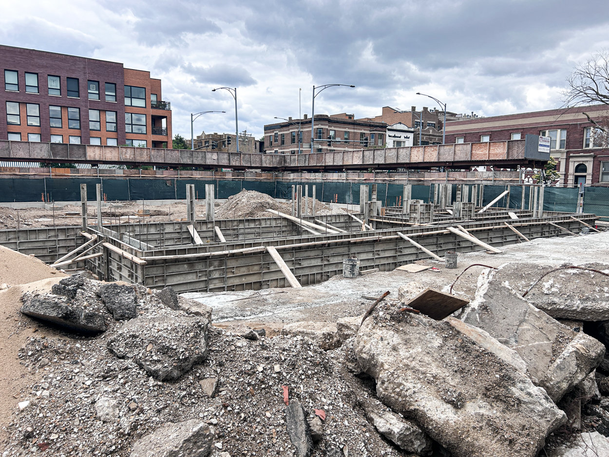 3600 North Southport Avenue foundation work underway
