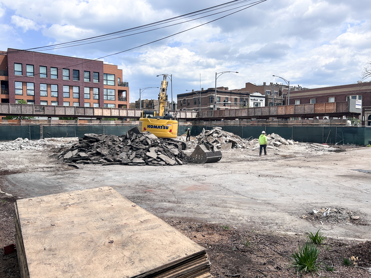 3600 North Southport Avenue foundation work underway