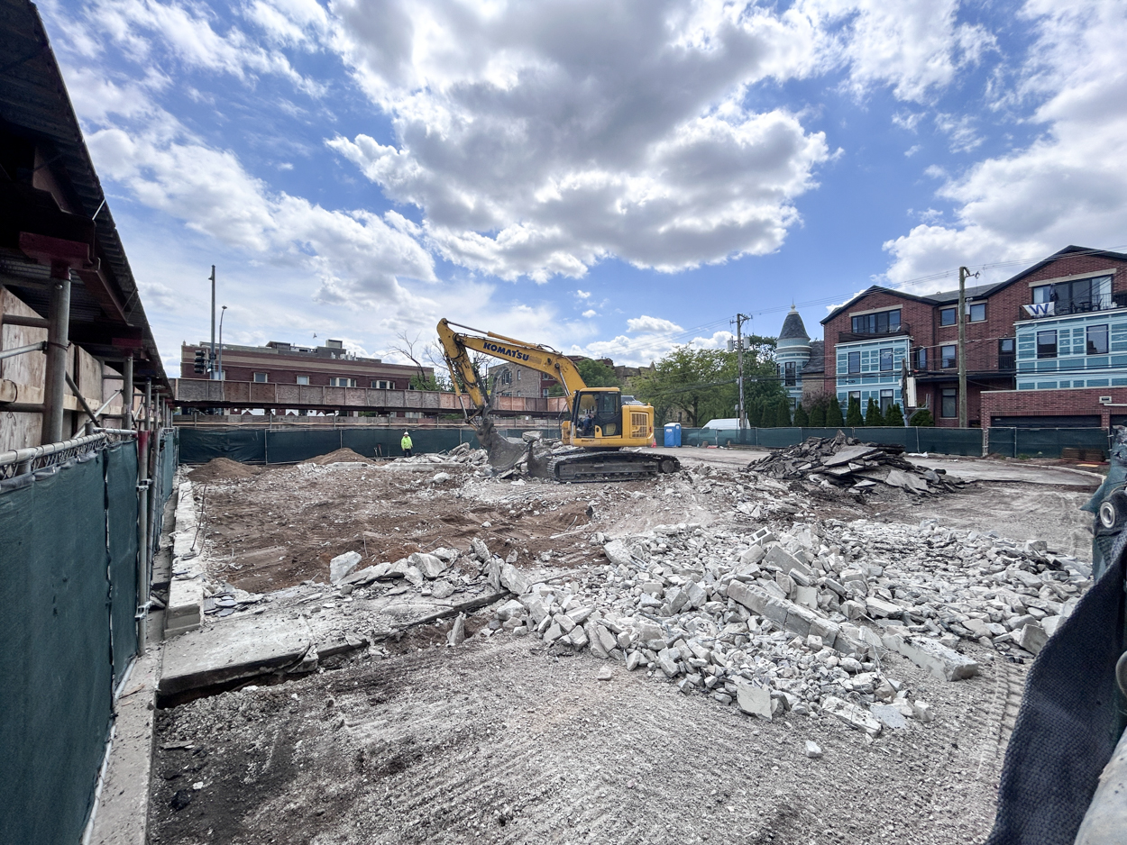 3600 North Southport Avenue foundation work underway