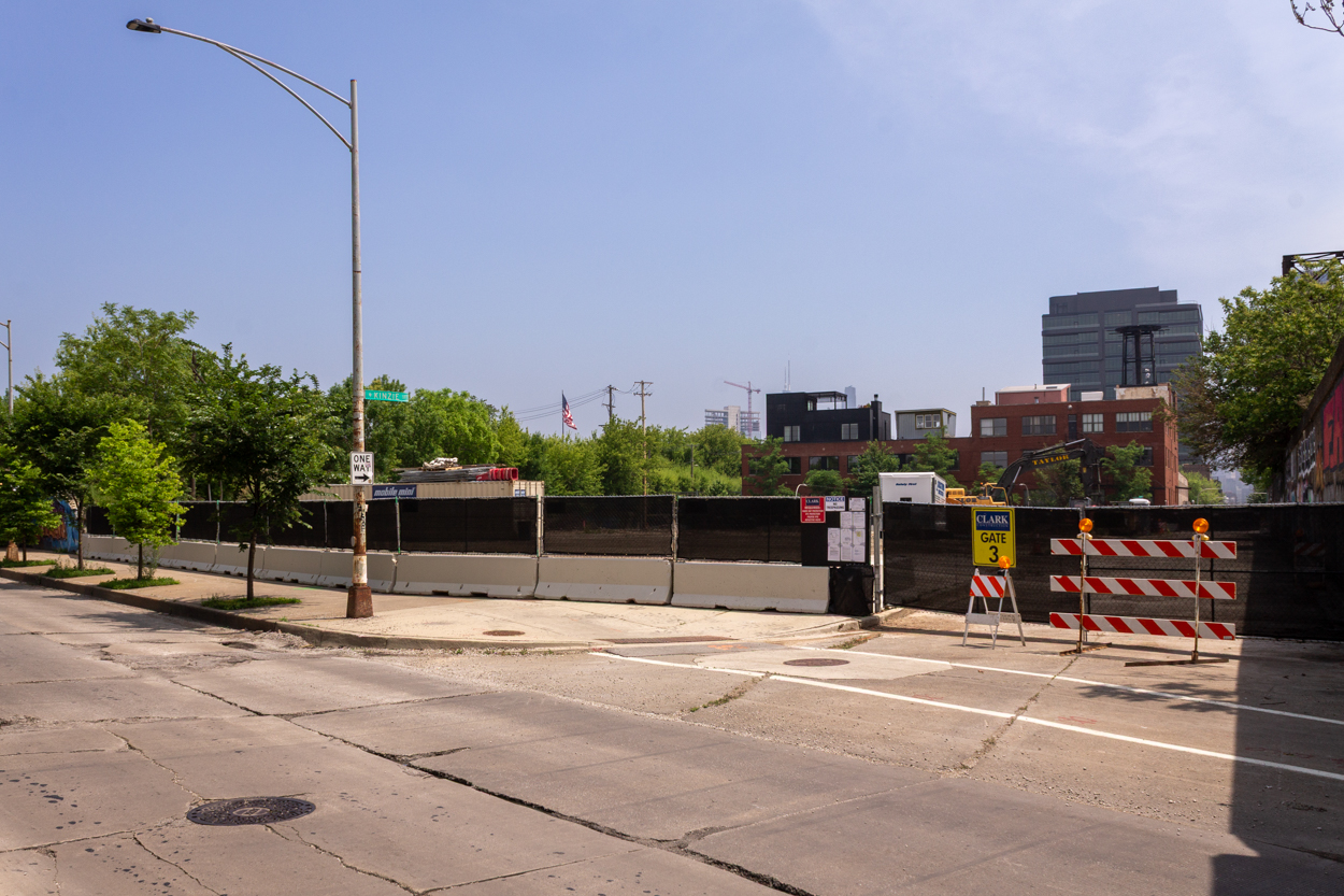 410 North Elizabeth site prep underway